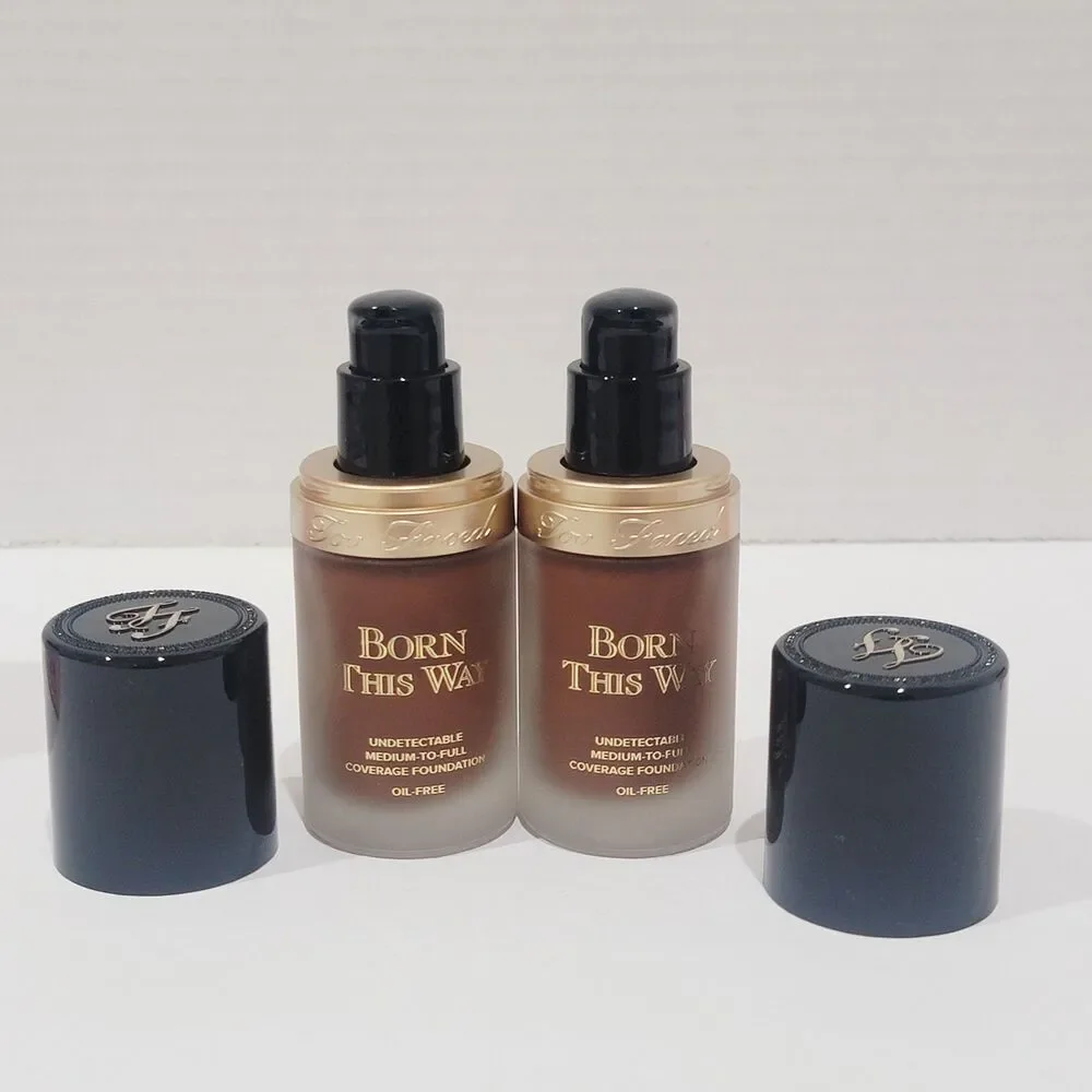Too Faced Born This Way GANACHE Undetectable Med to Full Foundation 1.0 Oz Lot